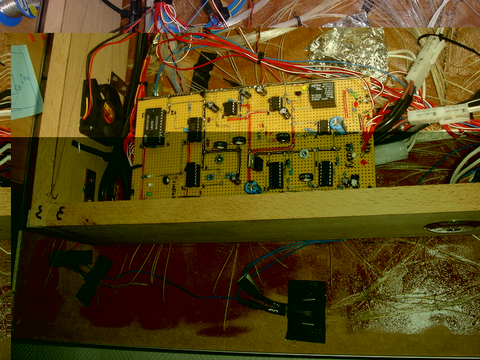 Diese Platine ist für die Sternschnuppensteuerung, 15 Kanal Lauflicht, Intervallschalter, Fader- Schaltung und Blinklicht